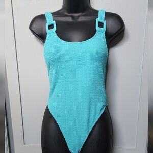 American Eagle Outfitters Turquoise One Piece Swimsuit